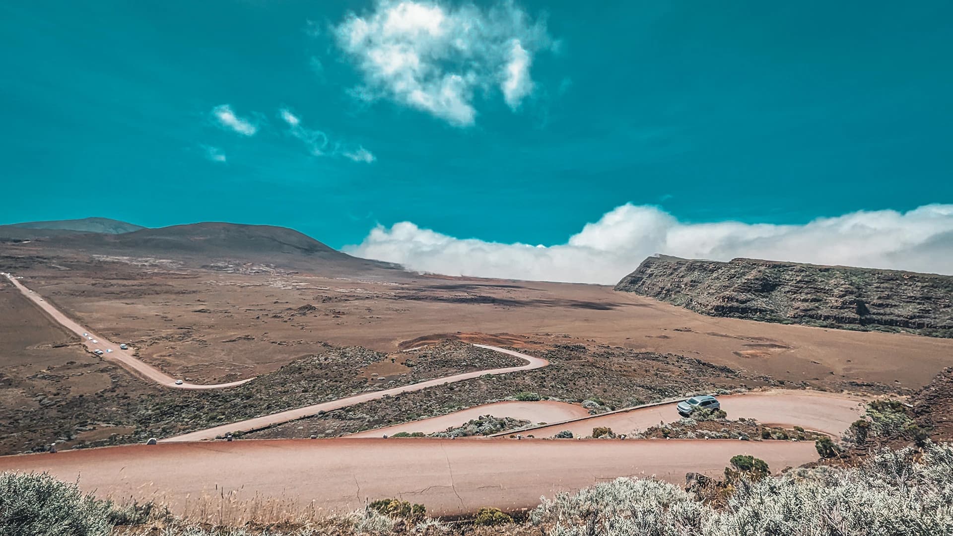 Paysage de La Réunion illustrant le circuit Trois Cirques & Volcan depuis Pierrefonds